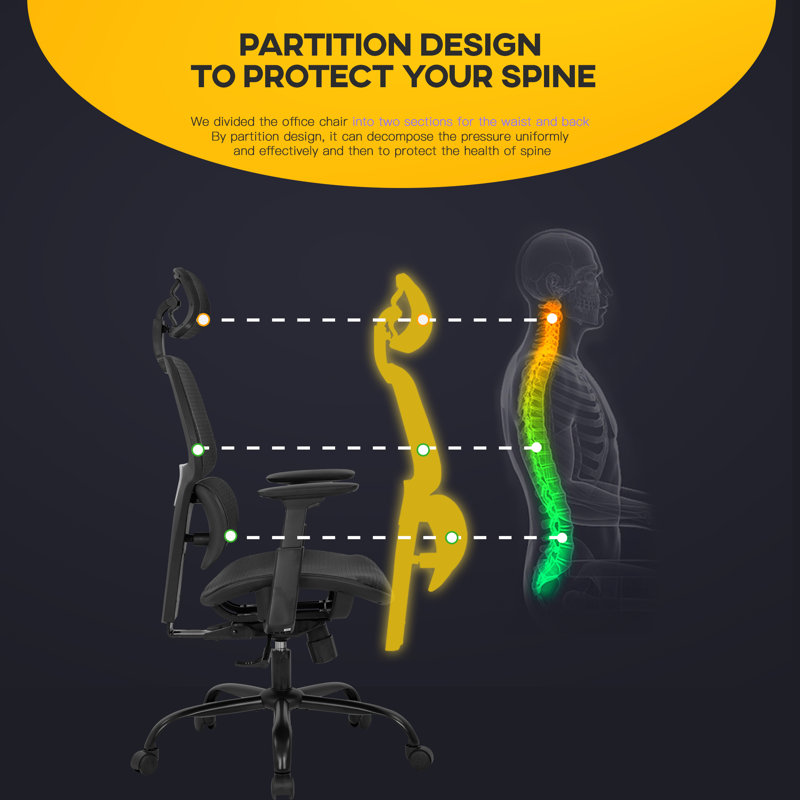 Inbox Zero Ergonomic Mesh Task Chair & Reviews Wayfair